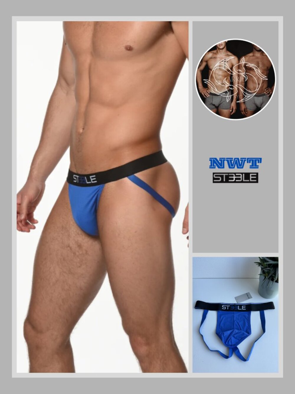 ST33LE - Low Rise Jockstrap - Cobalt (M)